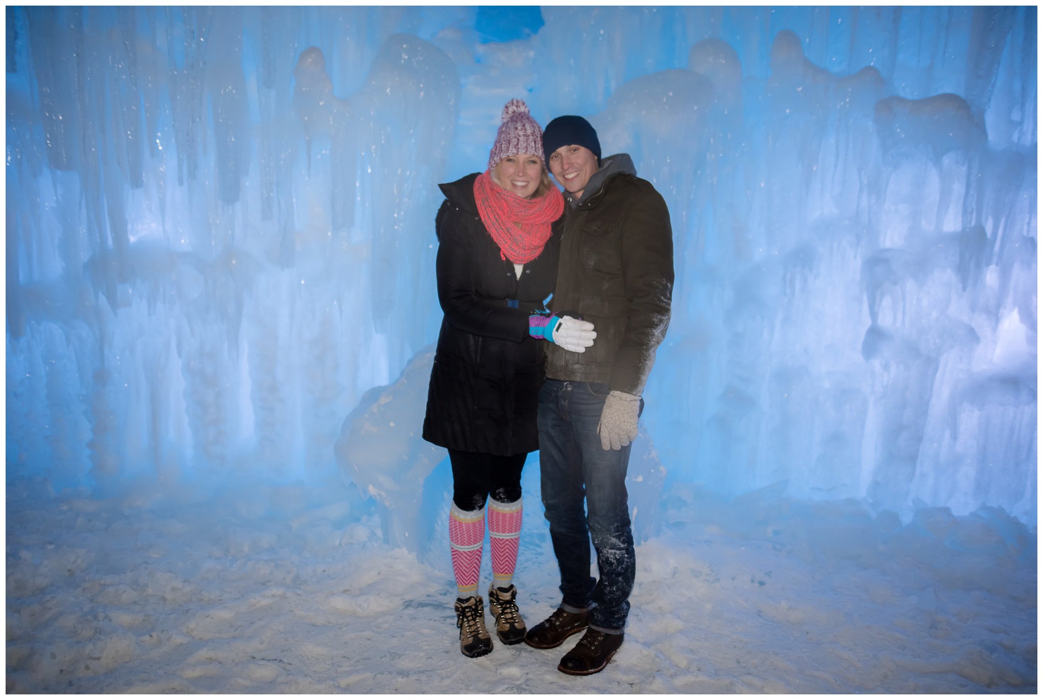 Ice Castles: Lincoln New Hampshire - Laura Lee Photography