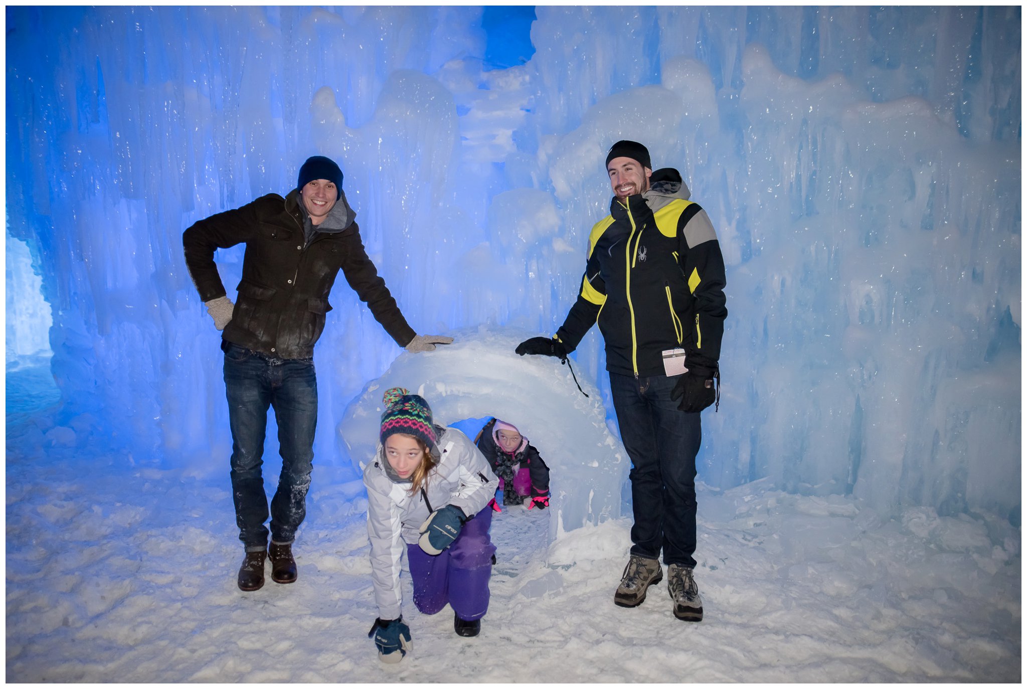 Ice Castles: Lincoln New Hampshire - Laura Lee Photography