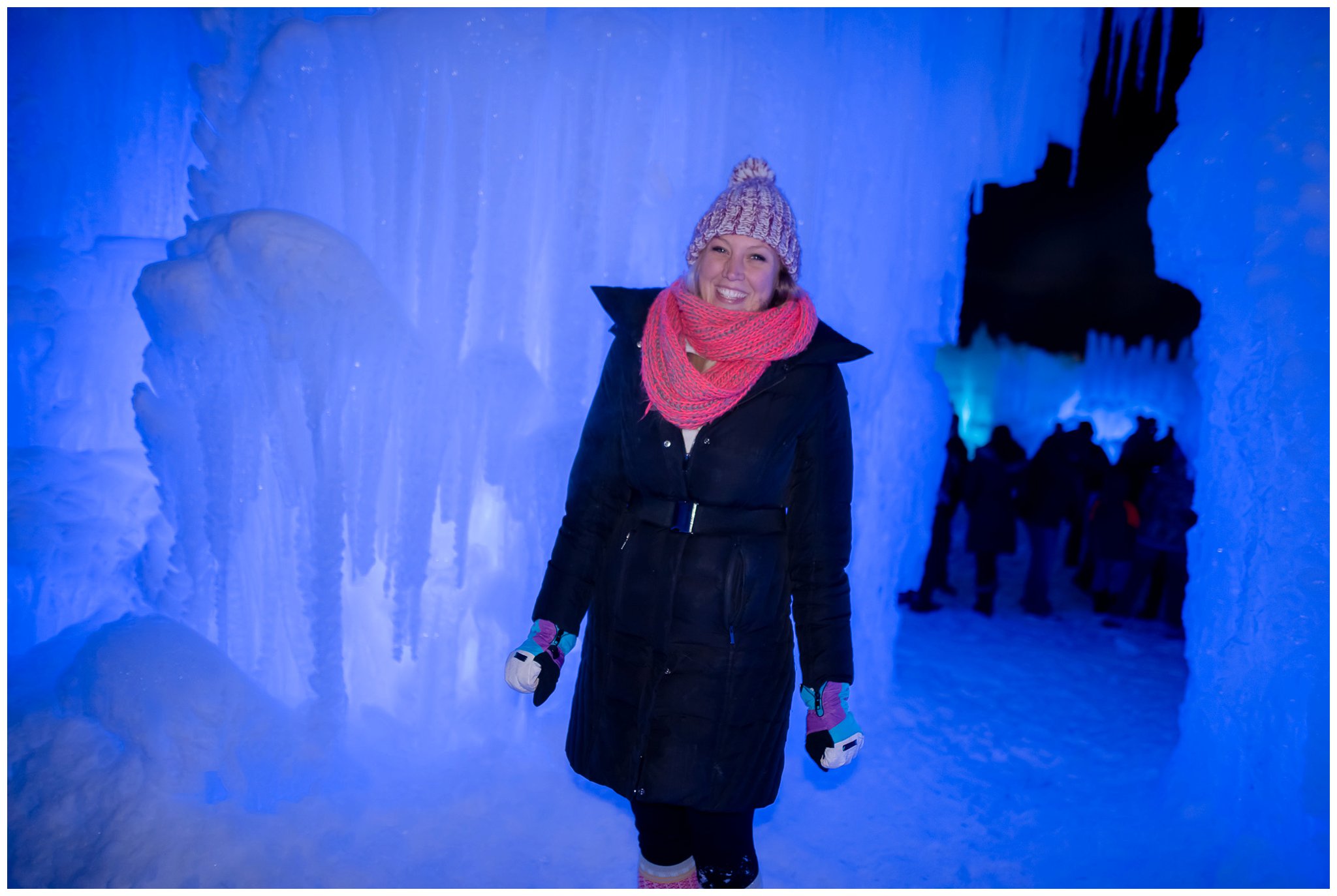 Ice Castles: Lincoln New Hampshire - Laura Lee Photography