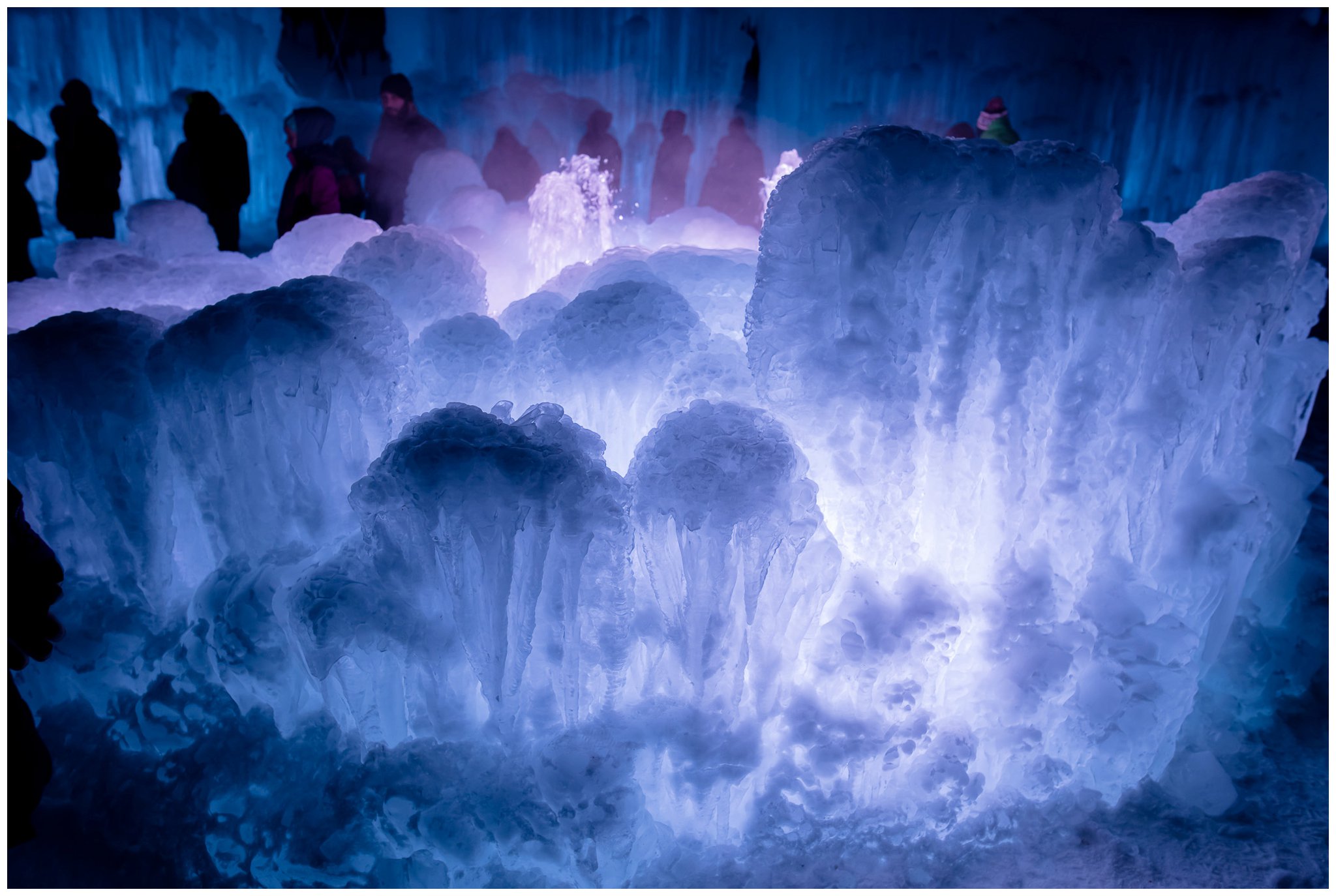 Ice Castles: Lincoln New Hampshire - Laura Lee Photography