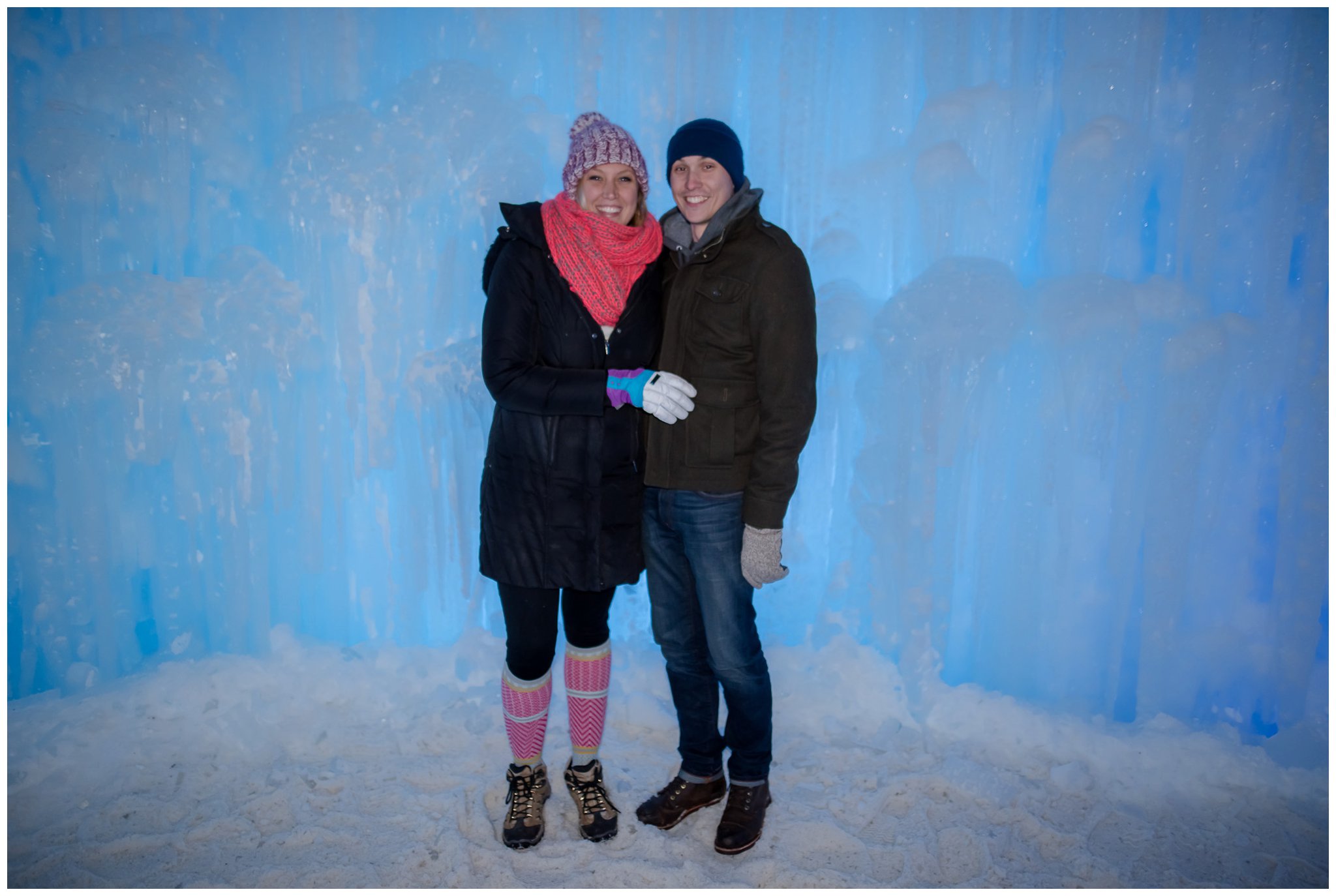 Ice Castles: Lincoln New Hampshire - Laura Lee Photography