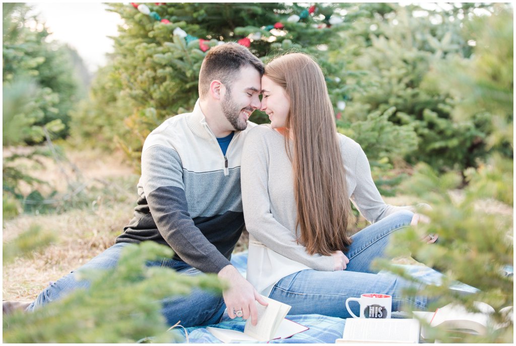 Perfect Christmas Tree Farm_Katie and Zack Engagement Photo_0021