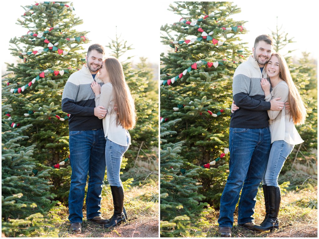Perfect Christmas Tree Farm_Katie and Zack Engagement Photo_0042