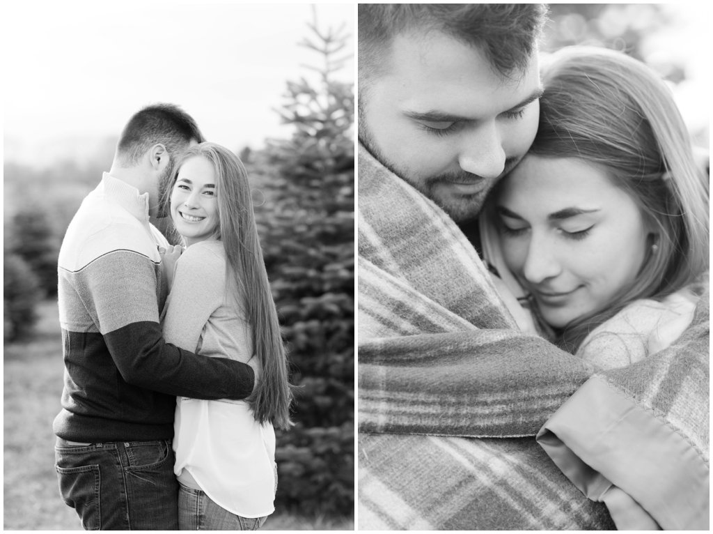 Perfect Christmas Tree Farm_Katie and Zack Engagement Photo_0044