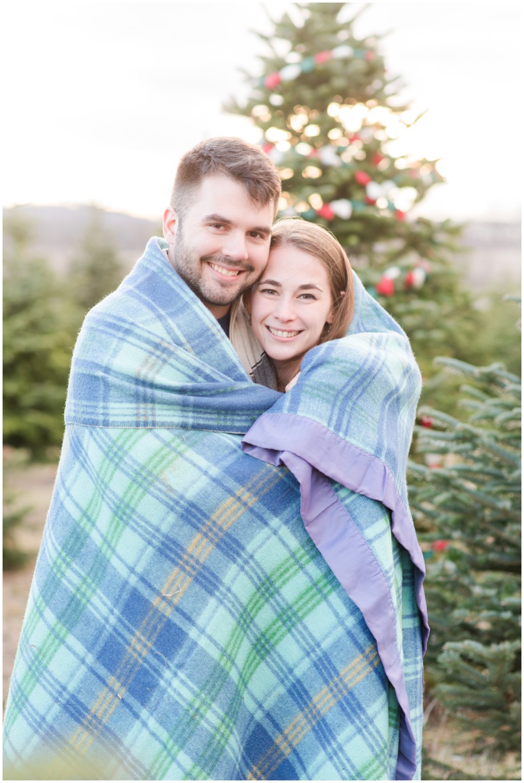 Perfect Christmas Tree Farm_Katie and Zack Engagement Photo_0045