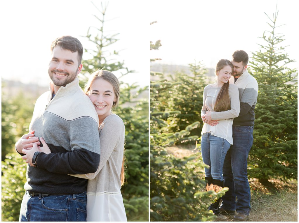 Perfect Christmas Tree Farm_Katie and Zack Engagement Photo_0047