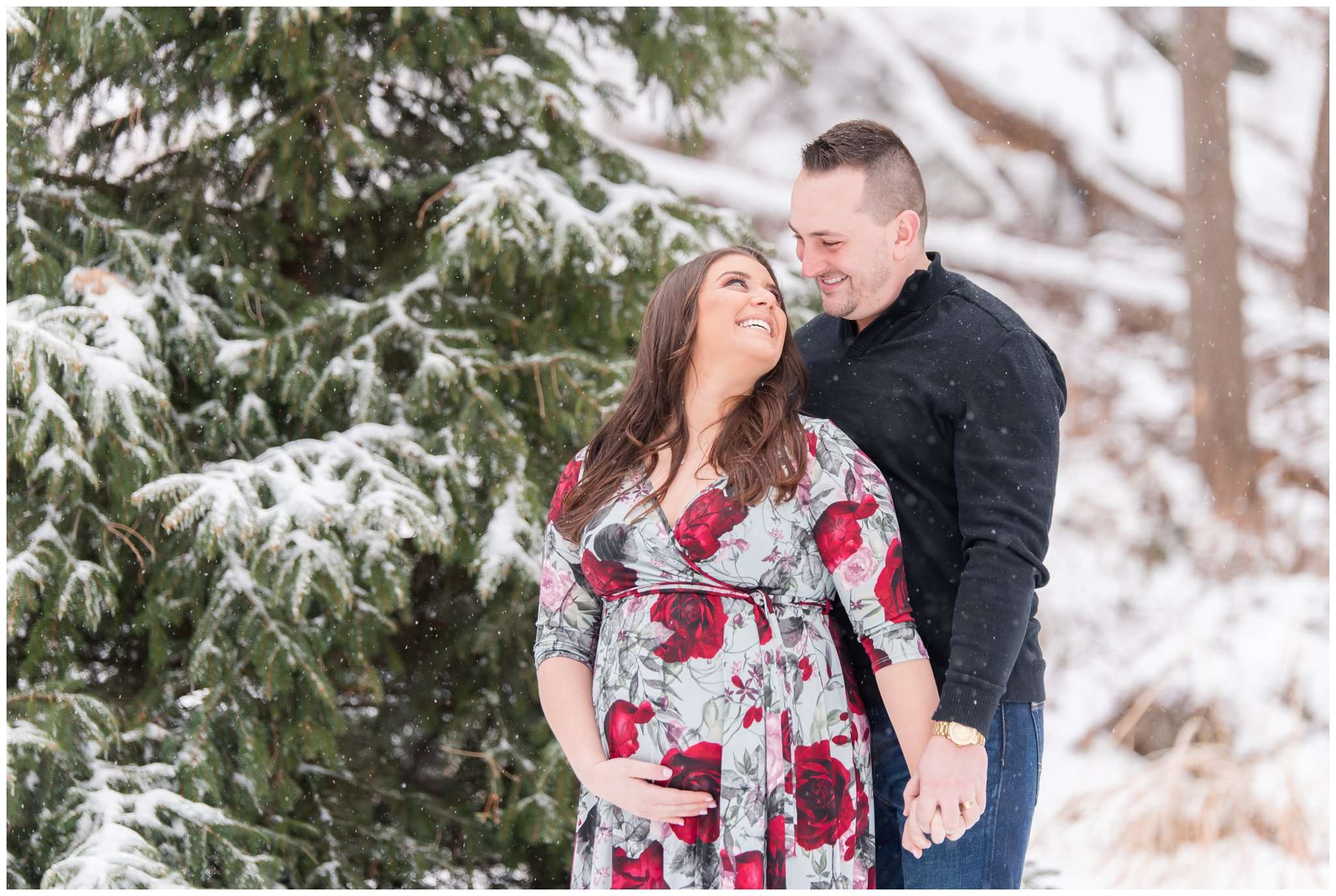 maternity photography sussex county nj winter