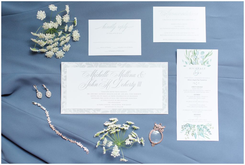 neutral wedding invitation suite